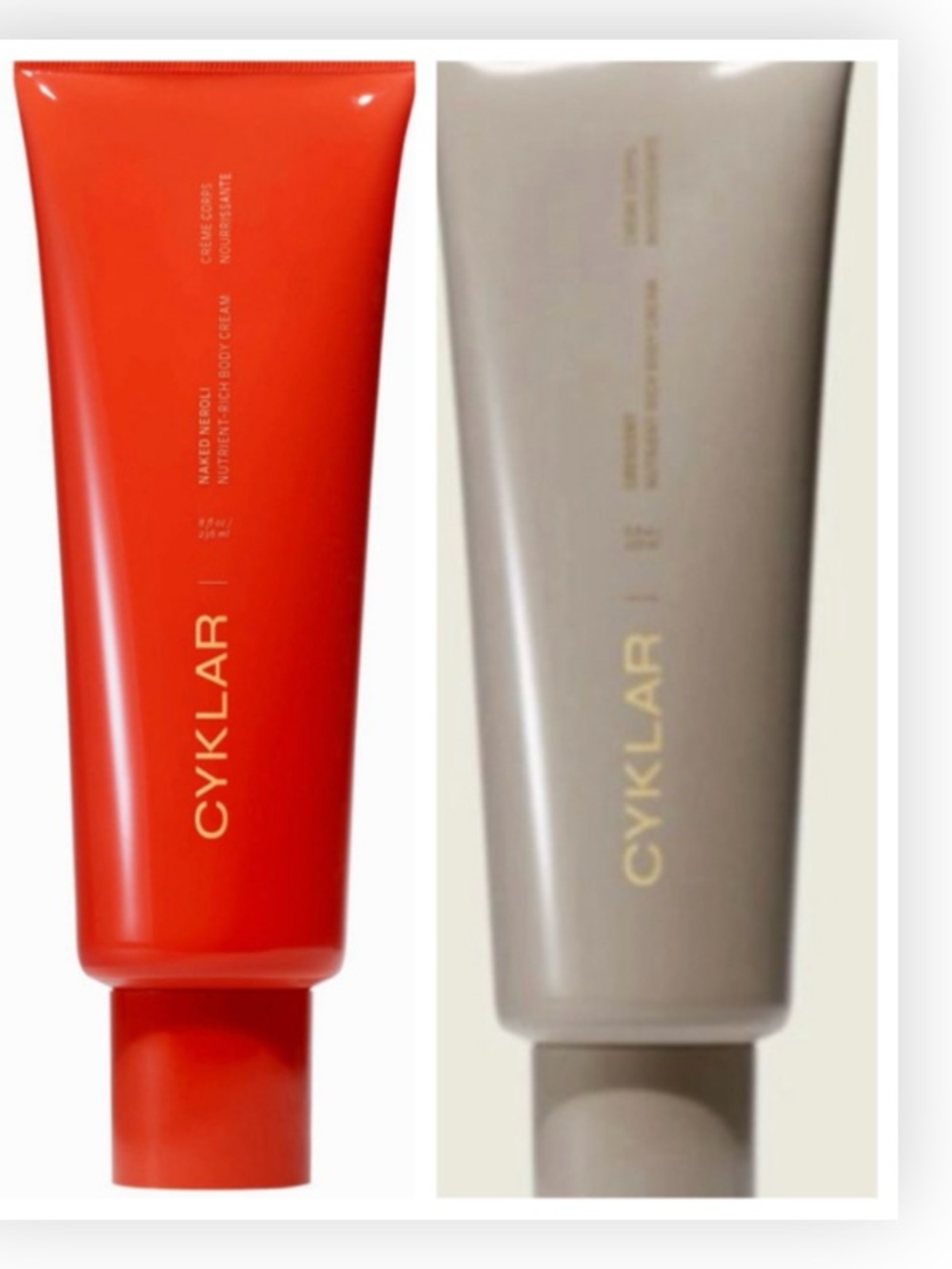CYKLAR 2 nourishing crescent, and neroli. body cream